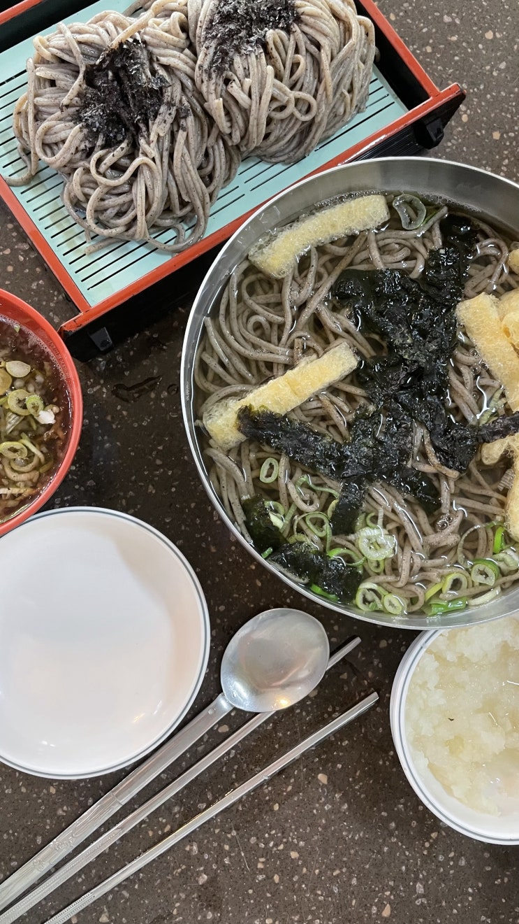  [내돈내산] 청주 현지인 맛집 성안길 중앙모밀 (진짜 존맛)