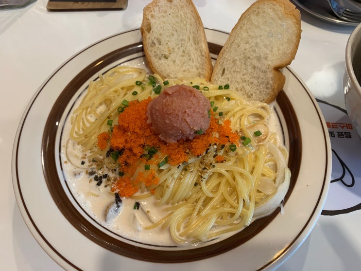  안성스타필드 맛집 토끼정 명란크림파스타 & 스테이크덮밥