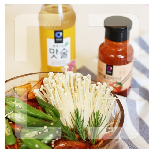 고추장돼지불고기 청정원 맛술로 냄새 잡고 양념까지 한번에!