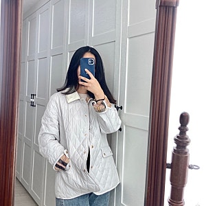 [HAZZYS] 헤지스 레이디스 여성 '퀼팅 긴팔캐주얼점퍼' 경량 패딩자켓 구매후기 (HSJU1D943IV)