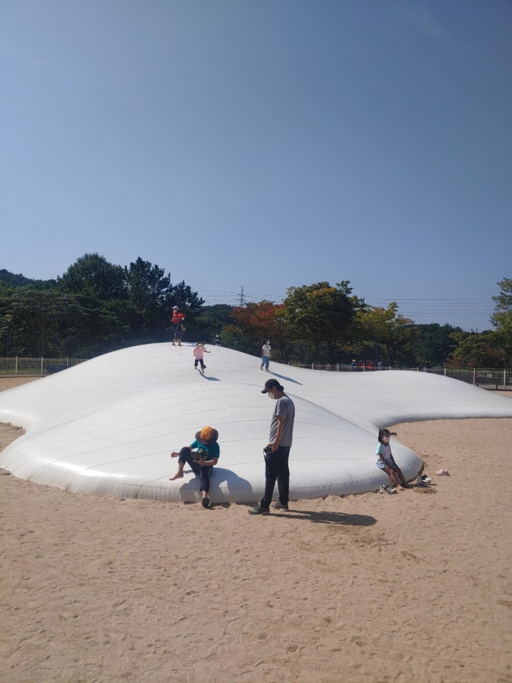  울산대공원 뜀동산 5세이하, 초등학생이하만 이용가능! 중학생부터 성인은 올라가지 마세요~~