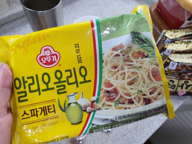  오뚜기 알리오올리오 먹어봤습니다.