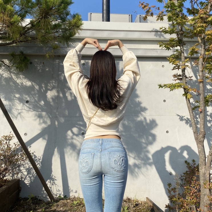  나이키에어맥스 연청바지 청순룩~!