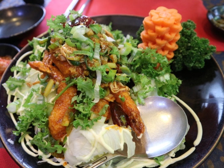 방배동 중국집 다리원 점심 식사 짬뽕, 깐풍중새우, 볶음밥 후기