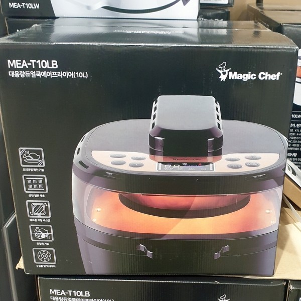 가성비 뛰어난 매직쉐프 듀얼쿡 10L 에어 프라이어 MEA-T10LB/ LW, Black ··· 가성비 뛰어난 매직쉐프 듀얼쿡 10L 에어 프라이어 MEA-T10LB/ LW, Black ···