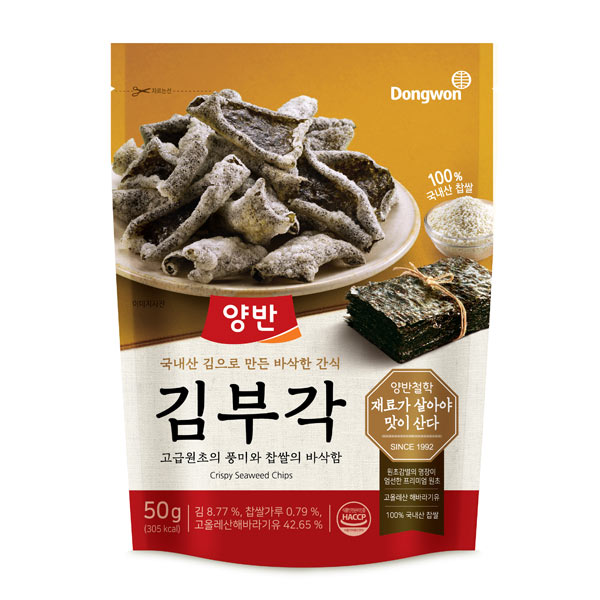 인지도 있는 동원 양반 김부각 50g, 8개 좋아요 인지도 있는 동원 양반 김부각 50g, 8개 좋아요