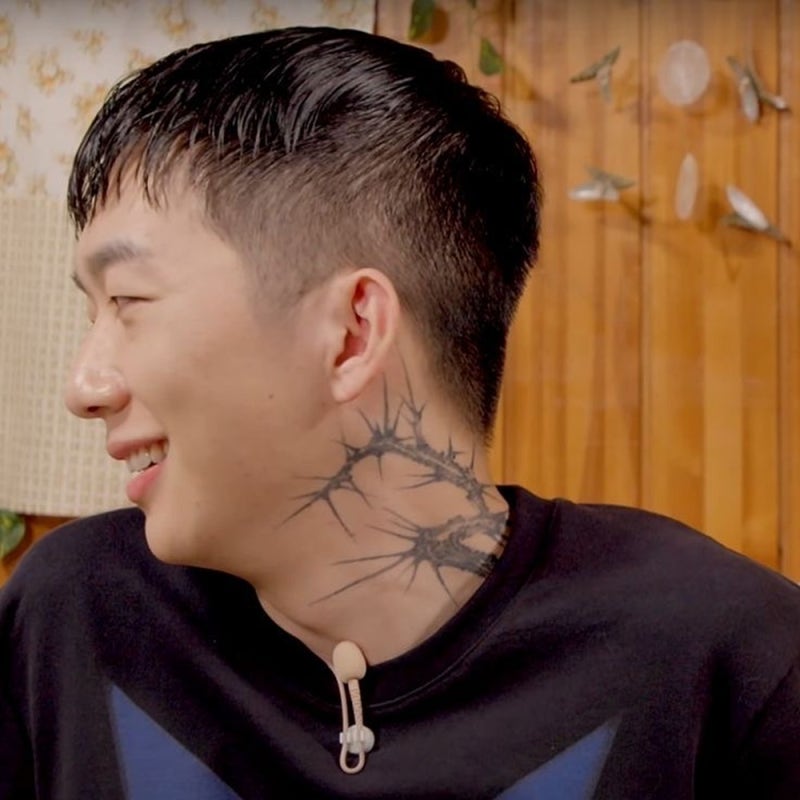 타투이스트들이 감탄한 우원재 타투 사진 모음