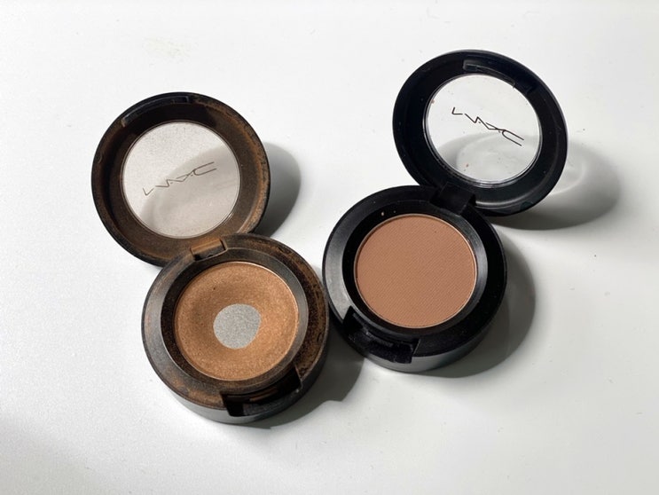 맥 웨지 & 소바 비교 발색~웜톤 음영 섀도우 MAC 컬러 추천!