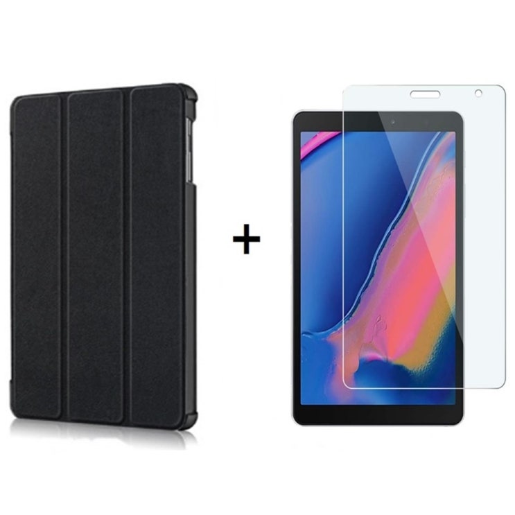 핵가성비 좋은 Galaxy 삼성전자 갤럭시탭A 10.1 2019 스마트 케이스 SM-T510 SM-T515+강화유리필름, 블랙+강화필름 좋아요 핵가성비 좋은 Galaxy 삼성전자 갤럭시탭A 10.1 2019 스마트 케이스 SM-T510 SM-T515+강화유리필름, 블랙+강화필름 좋아요