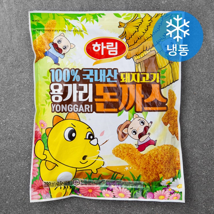 최근 인기있는 하림 용가리 돈까스 (냉동), 700g, 1개 추천합니다