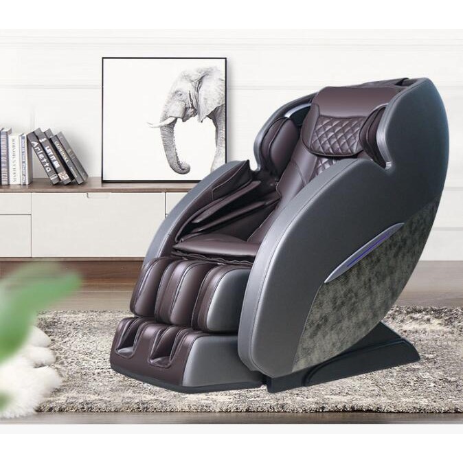 후기가 좋은 안마 의자 집용 듀얼 sl 가이드 레일 전신 전자동 3d 기계손전동 경추노인 우주실 안마의자, 화이트브라운, S07 추천해요