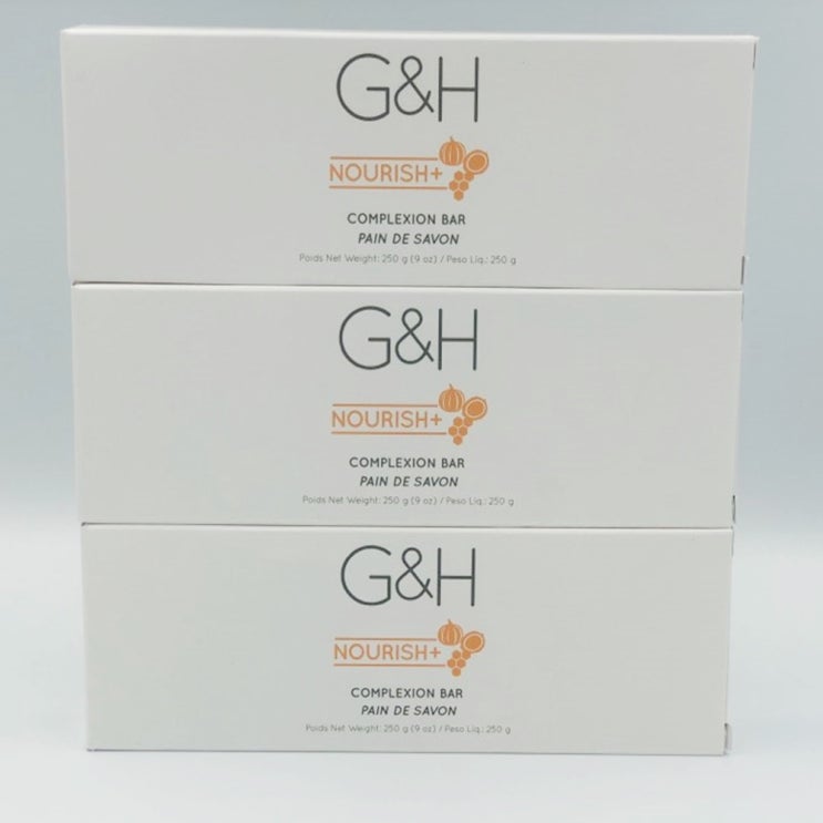 가성비갑 암웨이 G&H너리쉬+컴플렉션바 비누 250g 3개입 3박스, 3개 ···