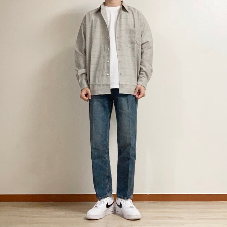  셔터 체크셔츠, 셔터 울 체크 와이드 셔츠, Shirter Wool Check Wide Shirts 후기