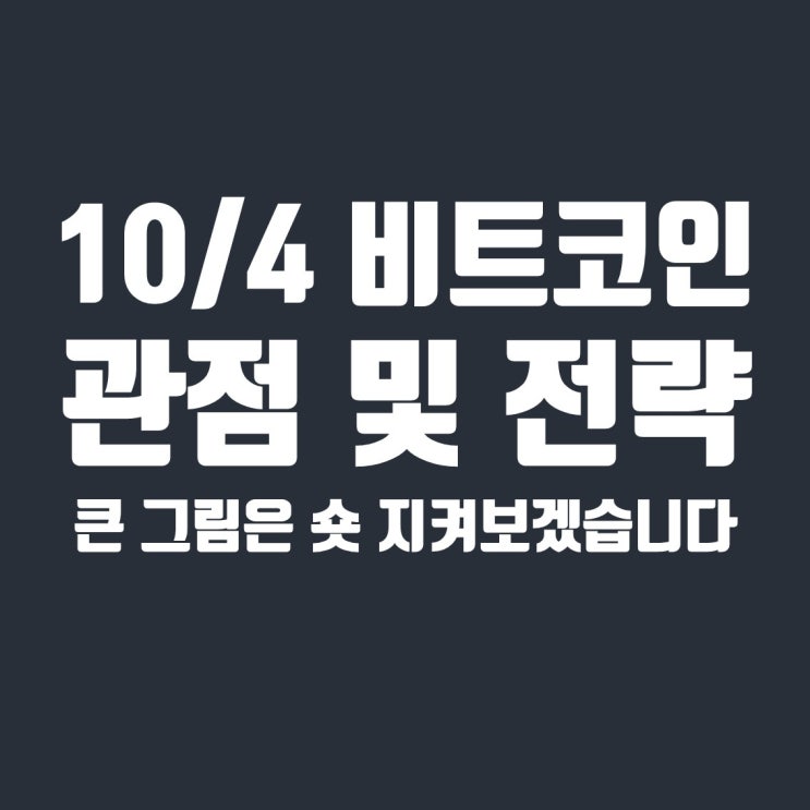  비트코인 관점 : 호재 및 악재 정리, 프렉탈과 매매전략