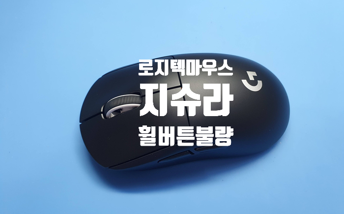  광주에서 택배로 보내온 로지텍 지슈라(G PRO X SUPERLIGHT)    휠 버튼과 옴론 스위치 교체 마우스 수리