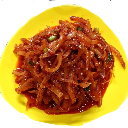 인기 급상승인 국산 간장 무우장아찌채 무침, 국산 간장 무장아찌채 무침 (매콤한 맛) 500g ··· 인기 급상승인 국산 간장 무우장아찌채 무침, 국산 간장 무장아찌채 무침 (매콤한 맛) 500g ···
