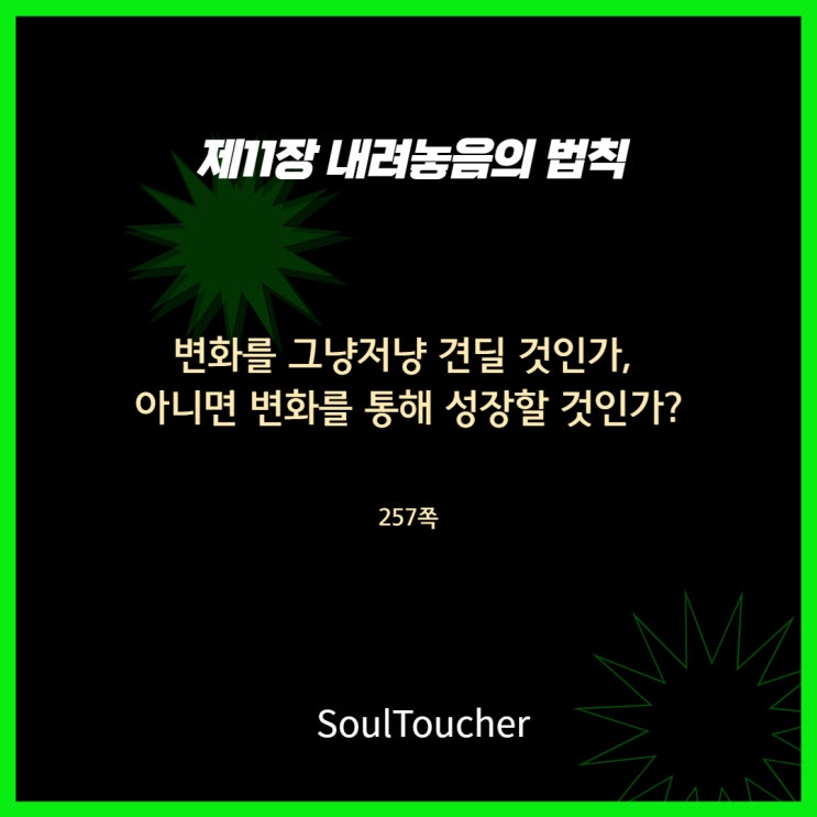 내려놓음의법칙:견딜것인가성장할것인가 내려놓음의법칙:견딜것인가성장할것인가