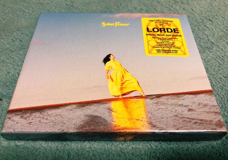  로드(Lorde)의 디스크 없는 앨범 Solar Power 뮤직 박스 체험기