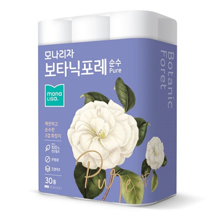 잘팔리는 모나리자 보타닉포레 순수 천연펄프 3겹 롤화장지 27 m, 30롤, 23개 추천해요 잘팔리는 모나리자 보타닉포레 순수 천연펄프 3겹 롤화장지 27 m, 30롤, 23개 추천해요