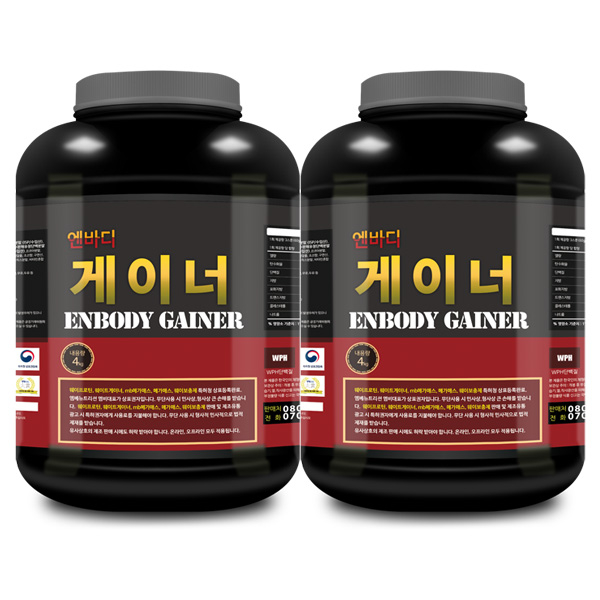 인기 급상승인 엔바디 1+1 게이너 단백질보충제 아미노400 증정, 4kg, 2개 ··· 인기 급상승인 엔바디 1+1 게이너 단백질보충제 아미노400 증정, 4kg, 2개 ···