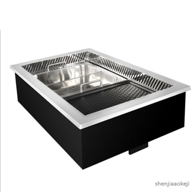 요즘 인기있는 전기 그릴 1200W 다기능 한국 그릴 오븐 및 냄비 Two in One 바베큐 구운 고기 팬 무연 실내 그릴 220V 전기 구이, 유럽 연합 ··· 요즘 인기있는 전기 그릴 1200W 다기능 한국 그릴 오븐 및 냄비 Two in One 바베큐 구운 고기 팬 무연 실내 그릴 220V 전기 구이, 유럽 연합 ···