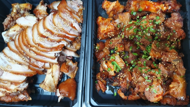  나주 배달 맛집-참숯으로 구운 깐깐한족발