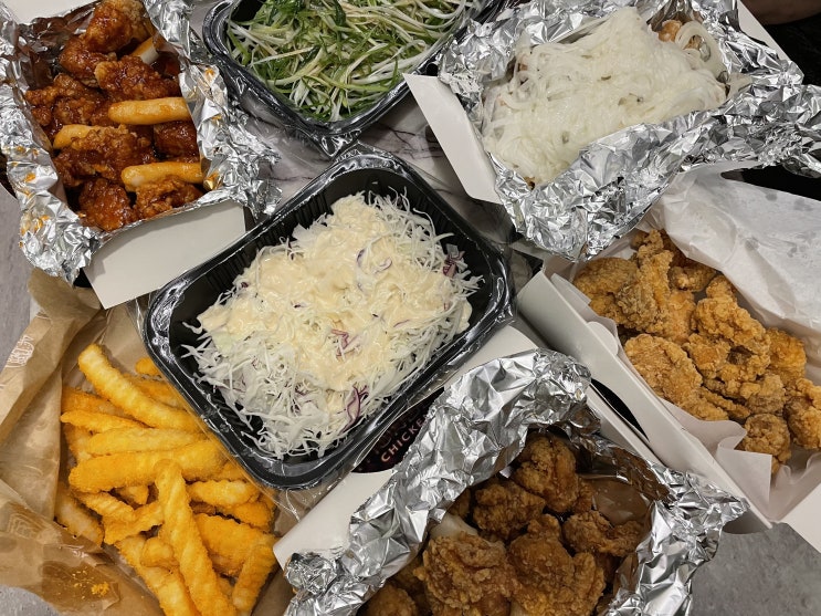  인하대학교 치킨맛집 썬더치킨 배달이 되다니! 시그니처 치즈감자 까지 집에서 맛보자 대혜자치킨
