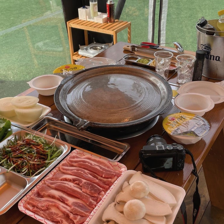  세종 숯숯 , 청주 야외바베큐 / 대전 근교 맛집 (애견동반식당) B룸 예약 완