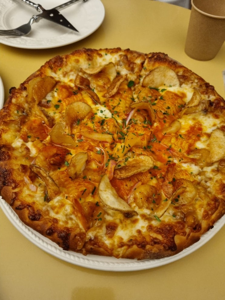 이태원 맛집 파이프그라운드 인생 옥수수 피자