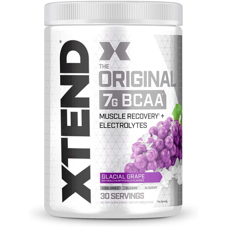 가성비갑 싸이베이션 Scivation 엑스텐드 Xtend BCAA 30serving 사이베이션 사과맛 포도맛 복숭아맛, 1개, Apple ···