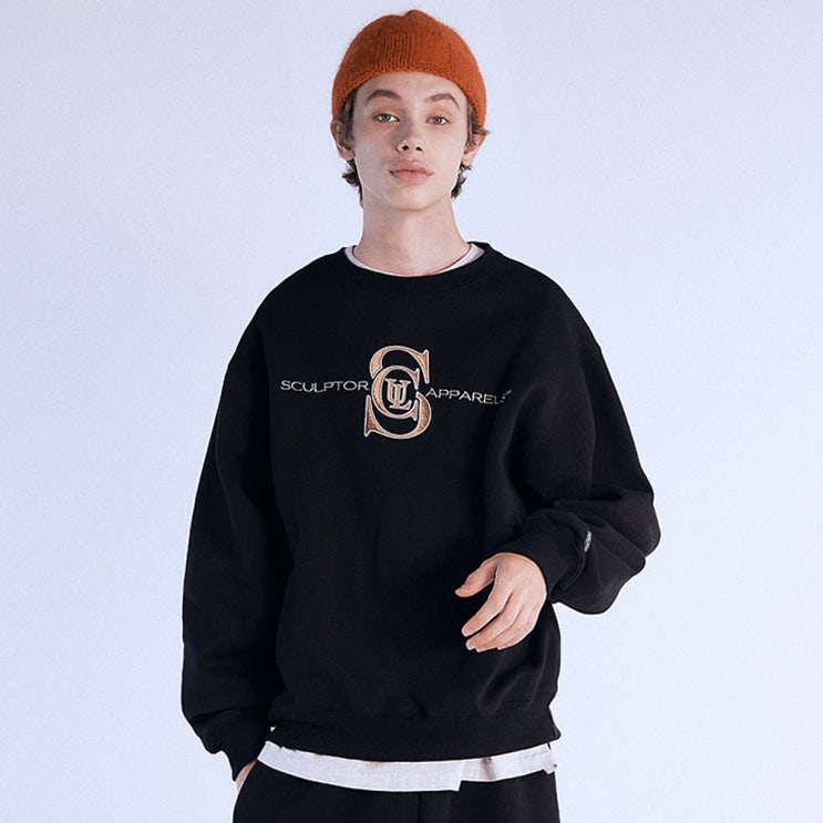 인기있는 스컬프터 Satin Applique Sweatshirt 추천해요