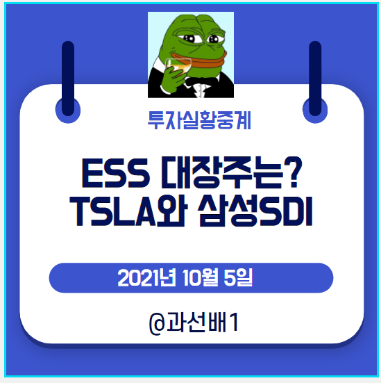  ESS 관련주와 대장주는? 중국 정전 사태와 테슬라 메가팩을 중심으로