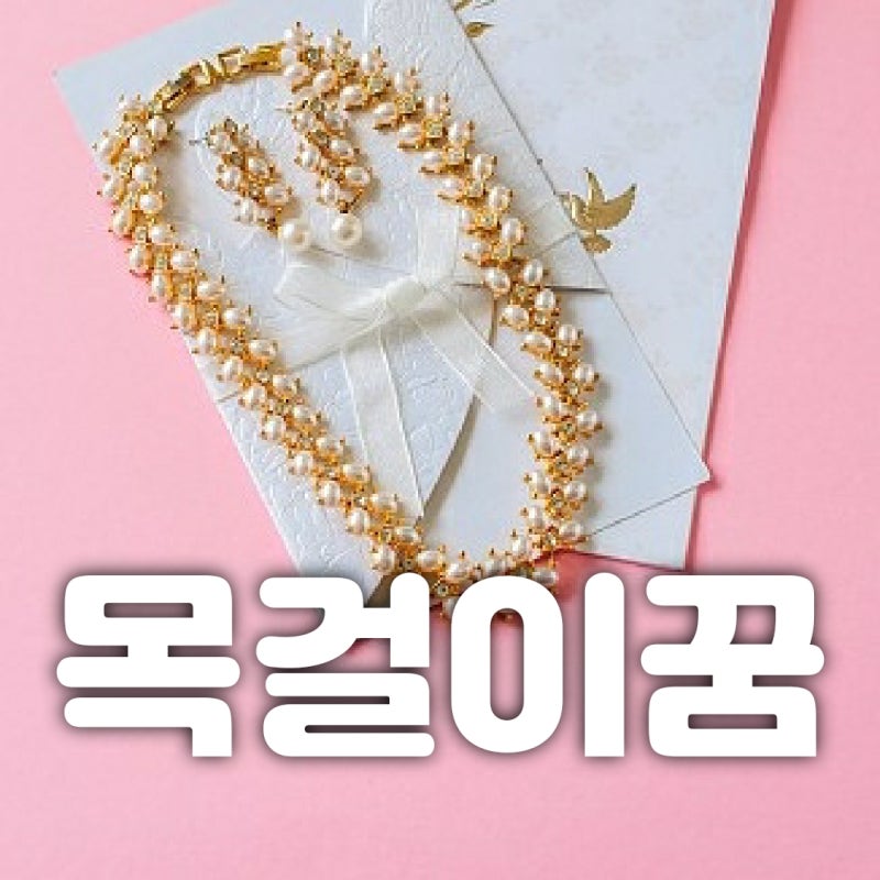 금목걸이꿈 각종 목걸이 꿈해몽