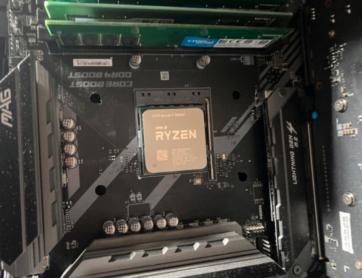 AMD CPU 라이젠 7 4세대 5800X 버미어 멀티팩 후기 Ryzen 7 gen.4