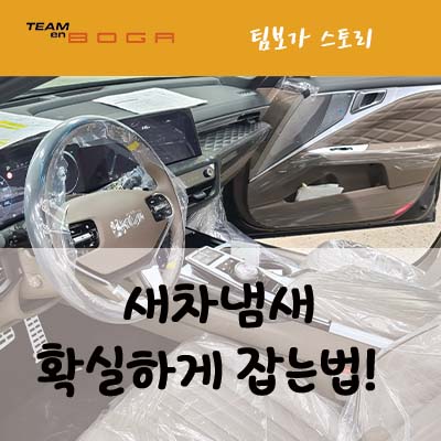  신차패키지 전문업체가 말해주는 새차냄새 제거 빠르게 없애는 방법 꿀팁!