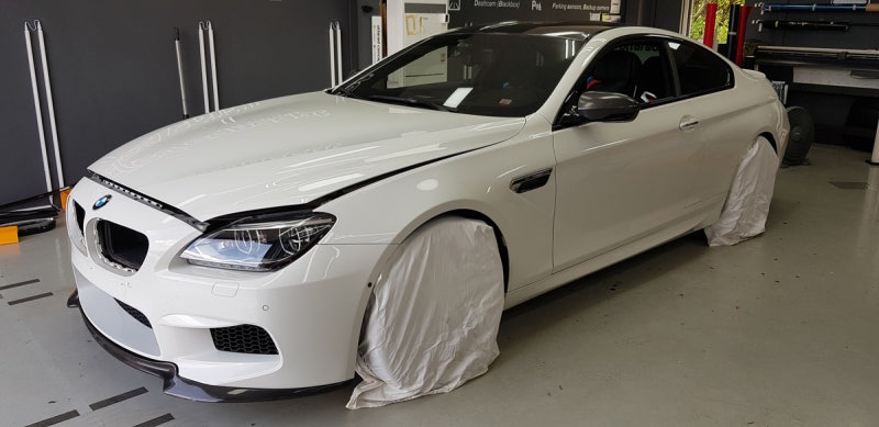 에이버리 카민레드 / 전체랩핑 / BMW / M6 / 캠프험프리스 / 평택 팽성읍