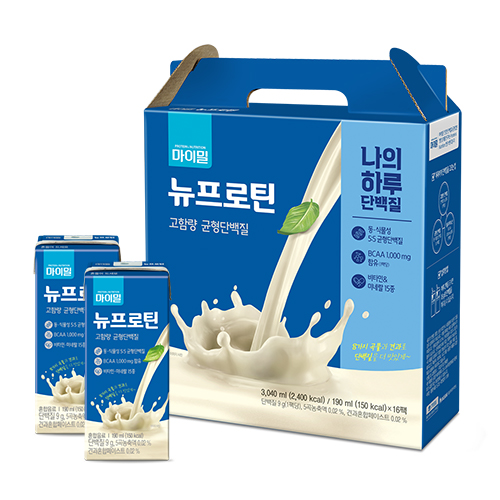 인지도 있는 마이밀 마시는 뉴프로틴, 190ml, 16개 좋아요 인지도 있는 마이밀 마시는 뉴프로틴, 190ml, 16개 좋아요