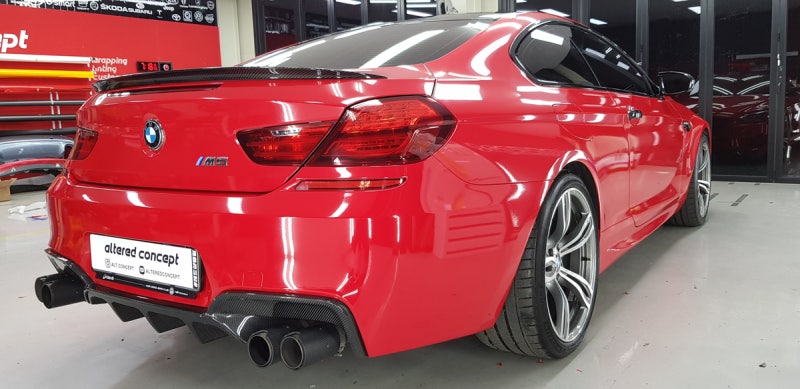 에이버리 카민레드 / 전체랩핑 / BMW / M6 / 캠프험프리스 / 평택 팽성읍