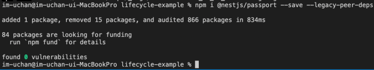  [오류모음] npm ERR! code ERESOLVE 해결