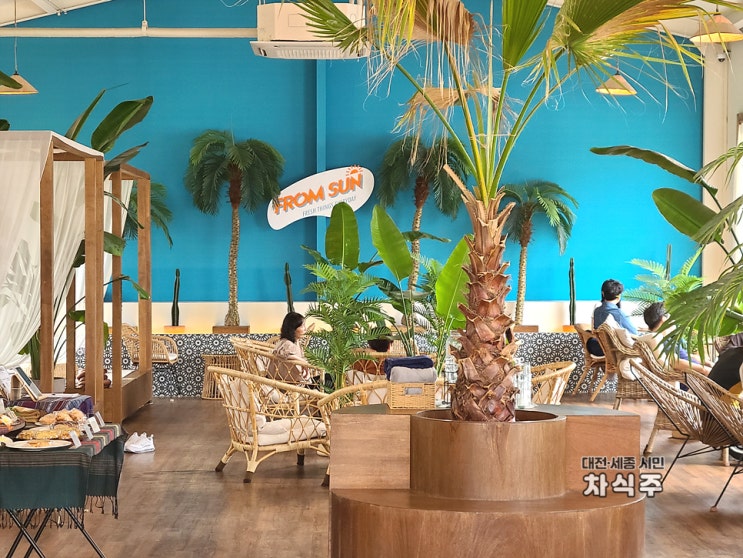  제주도 해변가 온듯한 청주 카페 프롬썬