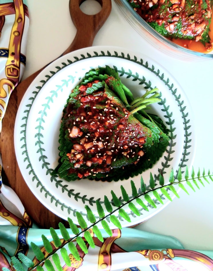  백종원 깻잎김치 향긋한 밑반찬 종류 깻잎무침 깻잎양념장 깻잎요리 밑반찬 만들기