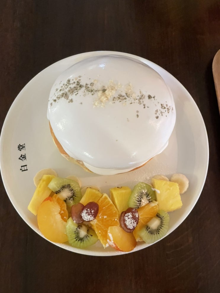  광명 카페 수플레 팬케이크가 맛있는 디저트 맛집 백금당! 아기랑 방문후기