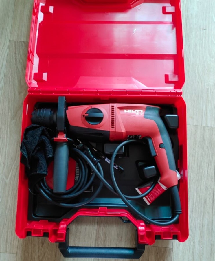  해머드릴 추천, 힐티 로터리 함마드릴 사용기 HILTI rotary hammer drill TE2