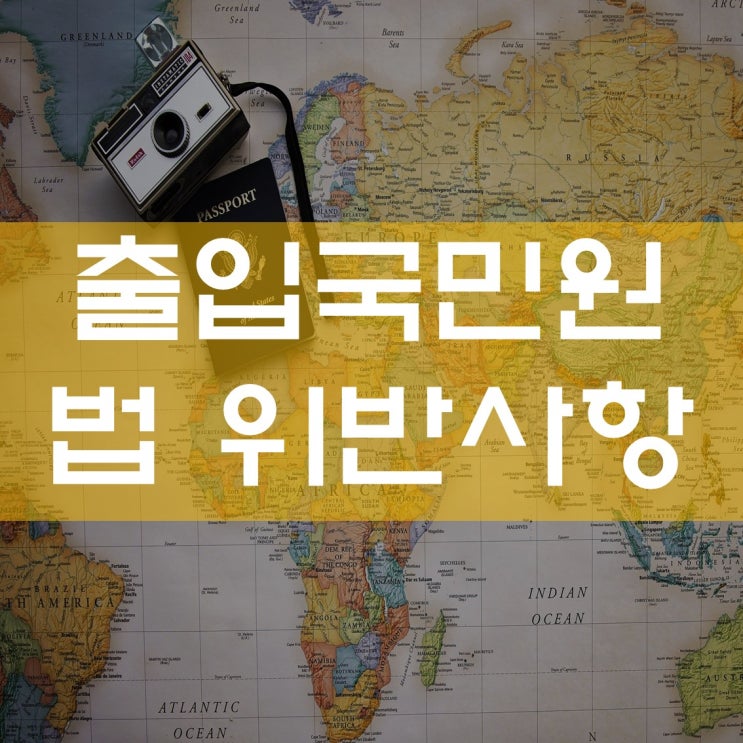  [출입국민원] 법 위반사항