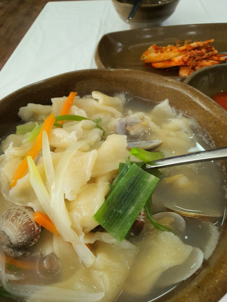  군산맛집 수송동 원조 팥칼국수
