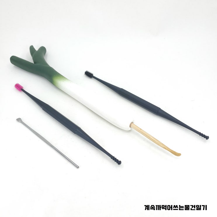  VEGGIE KAKI 대파 귀파개 / 일상공감 뚜러뽕 귀이개 실리콘 귀이개