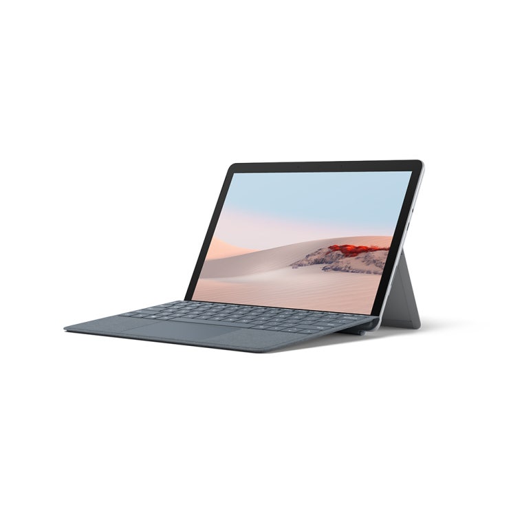 많이 팔린 마이크로소프트 2020 Surface Go2 10.5 + 아이스블루 타입커버 패키지, 플래티넘, 코어M, 128GB, 8GB, WIN10 Home, TFZ-00009 좋