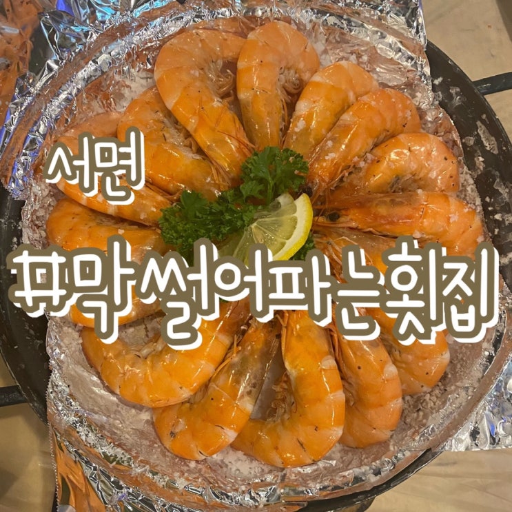  [서면술집/서면횟집] 막썰어파는횟집 서면점/ 제철맞은 대하구이 먹으러갔어용 ~!