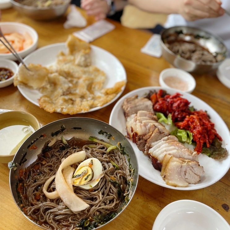 [양양 영광정 메밀국수]막국수 진짜맛집 전메뉴 다먹어버리기