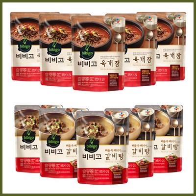  비비고 육개장 500gX5팩+비비고 갈비탕 400gX5팩 믿고 보는 인기 쇼핑 정보 